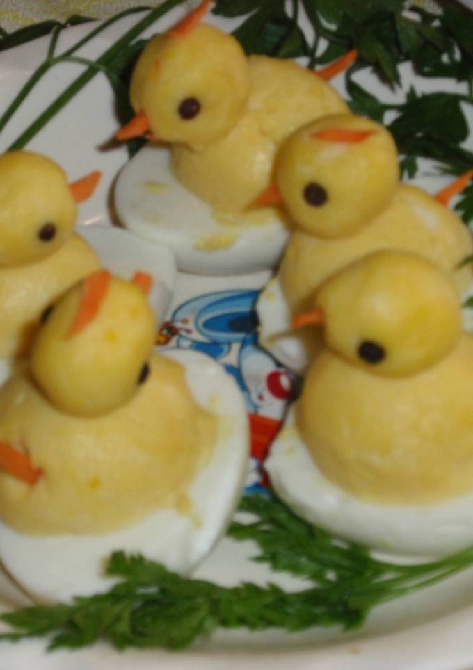 Закуска "Курчата" на Великдень