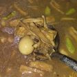 Semur jamur barat tahu telur puyuh