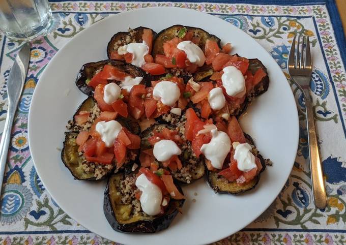 Recipe: Yummy Eggplant and quinoa