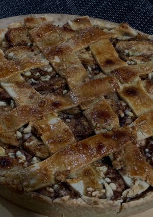 Una foto de Kuchen de manzana