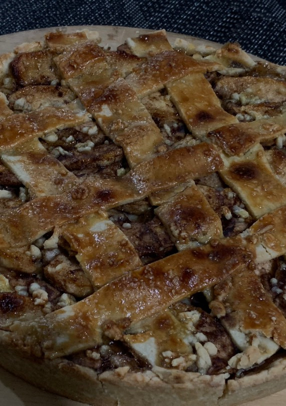Una foto de Kuchen de manzana