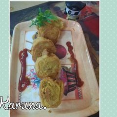 A picture of Samosa Pinwheels.