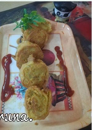 A picture of Samosa Pinwheels.