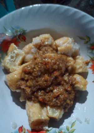 Foto resep Cilok Tahu Bumbu Kacang