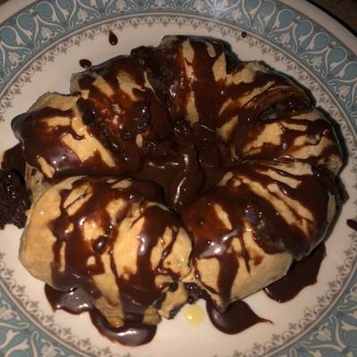 Nutella Banana Crescent Ring Recipe By Kulu Cookpad