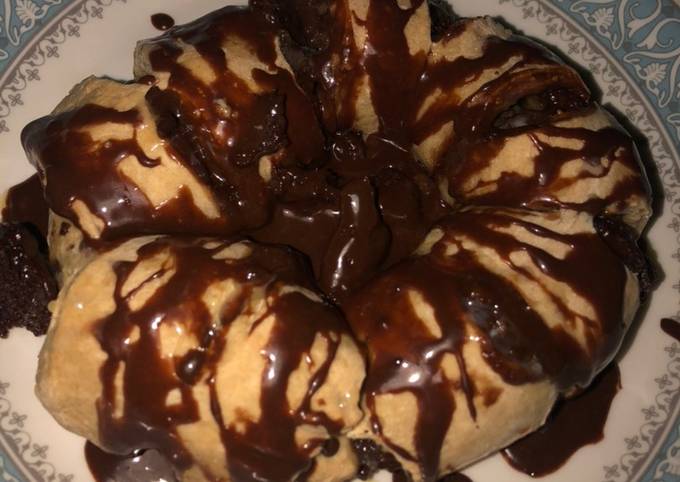 Easiest Way to Make Award-winning Nutella Banana crescent ring