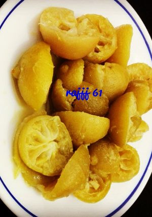 عکسی از دستور ترشی پوست لیمو