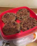 Tortitas de banana, avena y chispas de chocolate 🍫