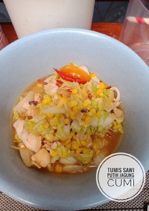 Foto resep Tumis Sawi Putih Jagung Cumi