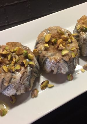 Foto di Tortino di Alici con Pistacchi e Mandorle