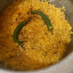 A picture of Fried dal mong.