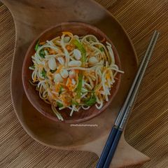 A picture of Chilled Instant Noodle Salad (Indian Cold Salad).