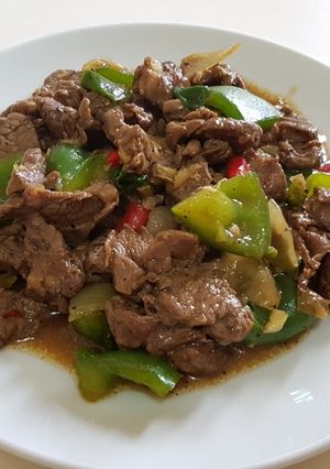 Foto resep 5. Beef blackpepper / sapi lada hitam #BikinRamadanBerkesan