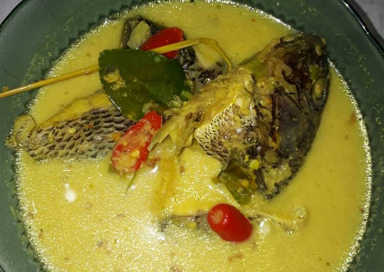 Ikan Mujair kuah kuning