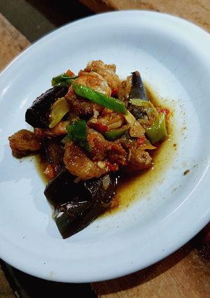Foto resep Udang terong pedas🔥 (#GBA6)