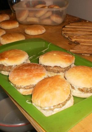 Una foto de Pan para hamburguesas