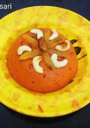 A picture of Poha kesari (Aval Kesari).