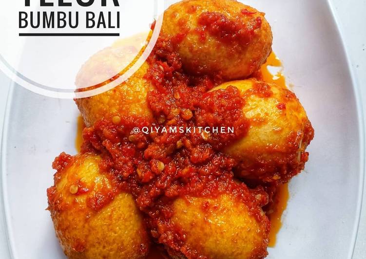 Resep Telur Bumbu Bali Cepat