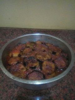 صورة لوصفة صينيه مسقعه باللحمه المفرومه