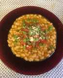 Ensalada de alubias con chícharos