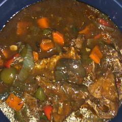 A picture of Fish curry.