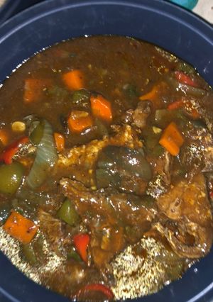 A picture of Fish curry.