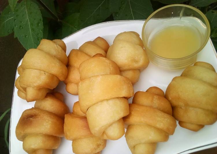 Easiest Way to Make Speedy Doughnut in croissant shape