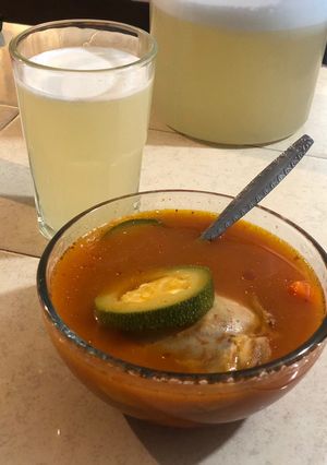 Una foto de Chilate de pollo