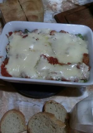 Una foto de Brocoli a la pizza