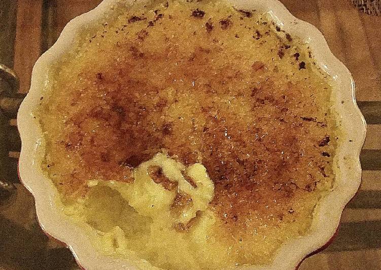 Recipe of Homemade Coconut Almond Crème Brûlée