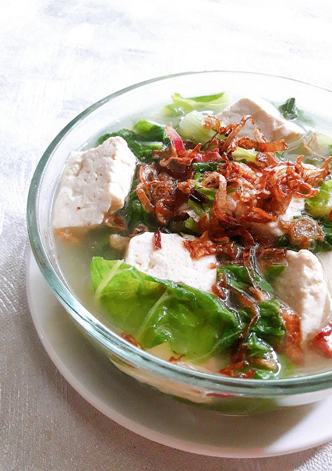 Foto resep SUP SAWI PUTIH & TAHU - Menu Simple, Cepet, Ga ribet