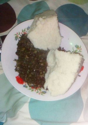A picture of Ugali with skuma wiki.