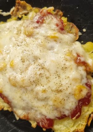 Gyors krumplis pizza ízlés szerint recept fotója