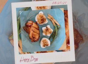 Hình của món Gà sốt teriyaki cho bé.