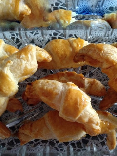 Una foto de Mini croissants de Nutella y cabello de ángel