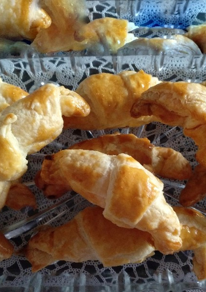 Una foto de Mini croissants de Nutella y cabello de ángel