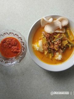 Foto resep Lontong Sayur Pepaya Muda