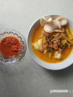 Foto resep Lontong Sayur Pepaya Muda