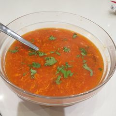 A picture of Hot and Sour soup.
