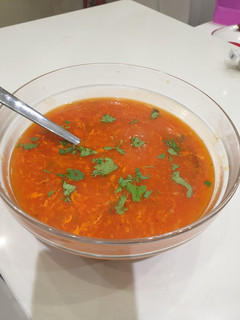 A picture of Hot and Sour soup.