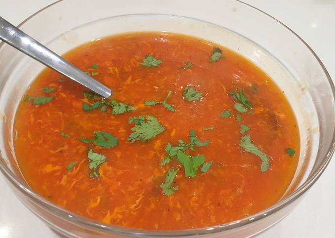Simple Way to Make Homemade Hot and Sour soup
