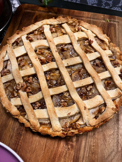 Una foto de Kuchen de manzana