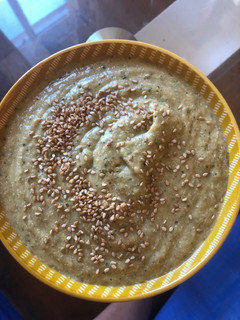 Una foto de 188. Crema de quinoa y calabacín (entrante crema)