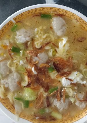 Foto resep Indomie ayam bawang..🌧️🌧️🌧️