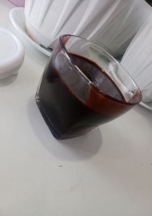 عکسی از دستور سس شکلات