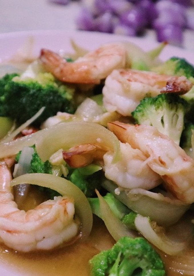 Foto resep Cah Brokoli Udang