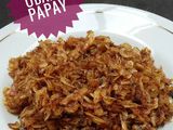 Oseng udang papay