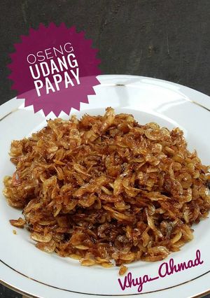 Foto resep Oseng udang papay
