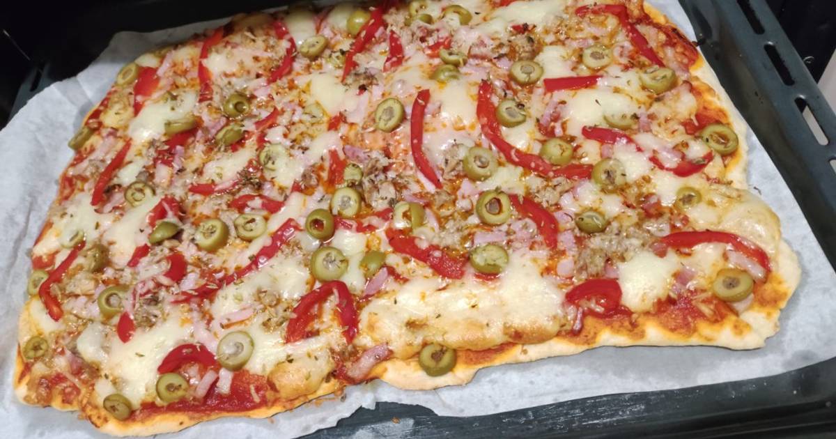  recetas muy ricas de pizzas de pimientos compartidas por cocineros  caseros- Cookpad