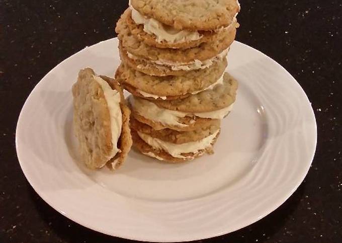 Recipe of Speedy Oatmeal Cream Sandwich Cookies